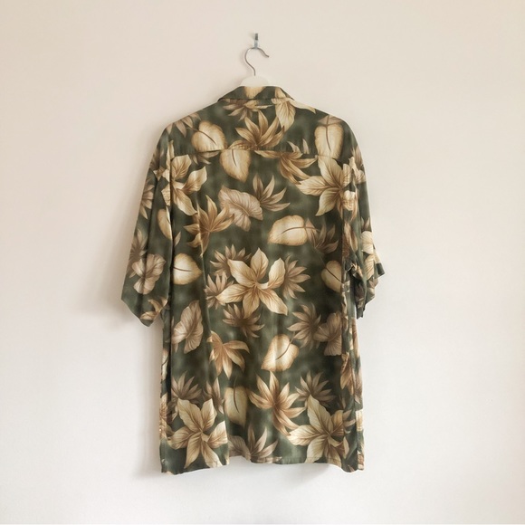 Vintage pierre cardin floral Hawaiian button down casual shirt - Picture 2 of 3